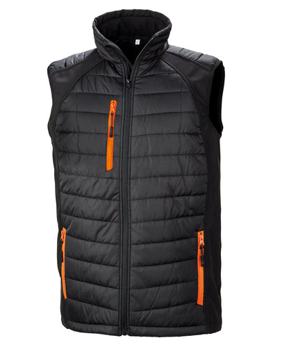 Result Recycled R238X Compass padded softshell gilet