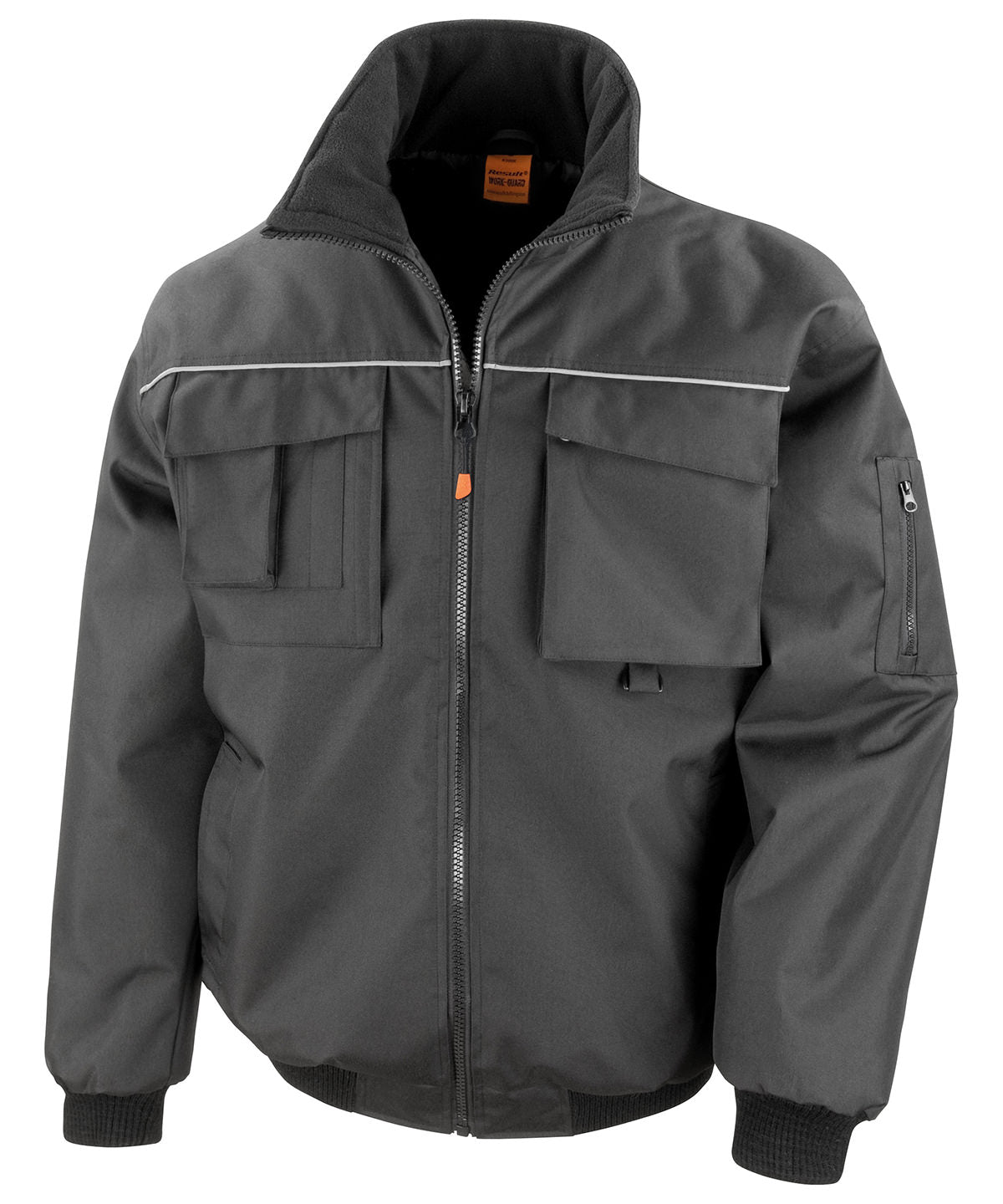 Result Workguard R300X Work-Guard Sabre pilot jacket in Black
