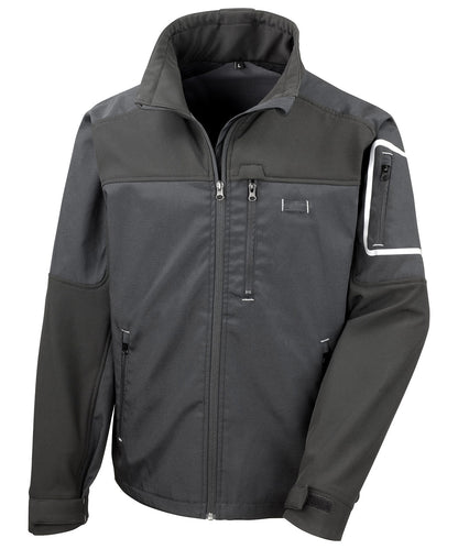 Result Workguard R302X Work-Guard Sabre stretch jacket in Black
