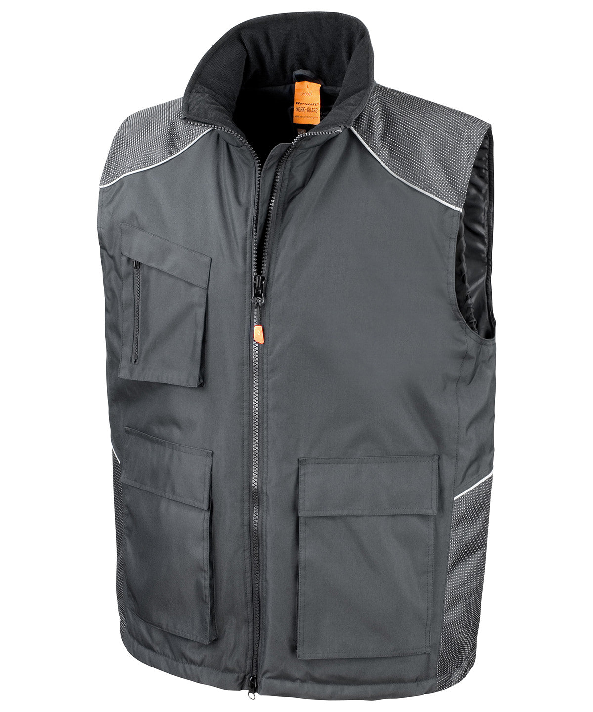 Result Workguard R306X Work-Guard Vostex bodywarmer in Black