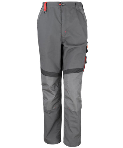 Result Workguard R310X Work-Guard technical trousers in Grey/Black
