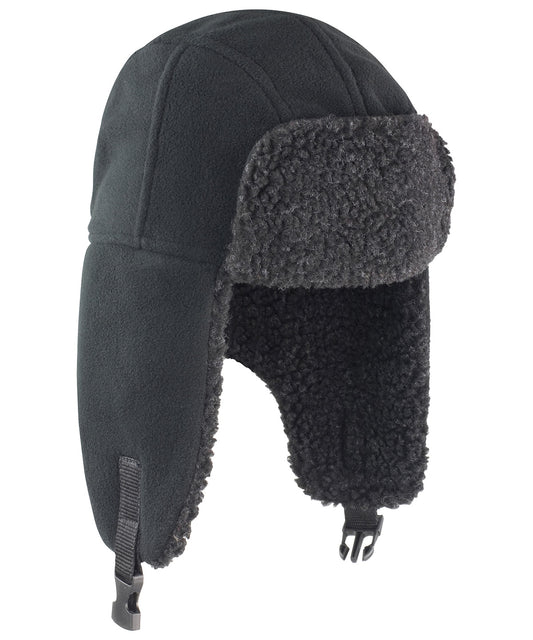 Result Winter Essentials R358X Thinsulate™ sherpa hat in Black