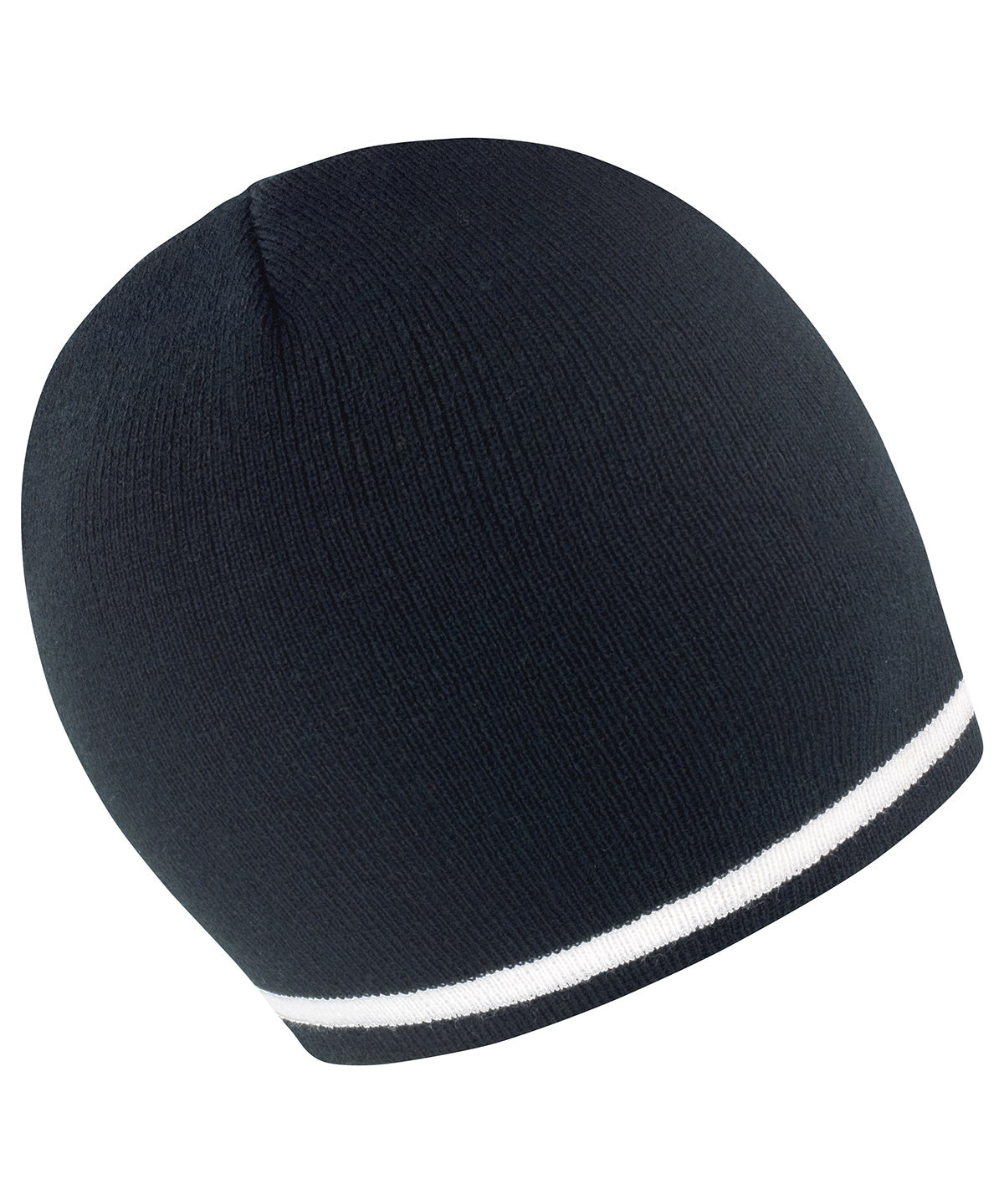 Result Winter Essentials R368X National beanie in Black/White