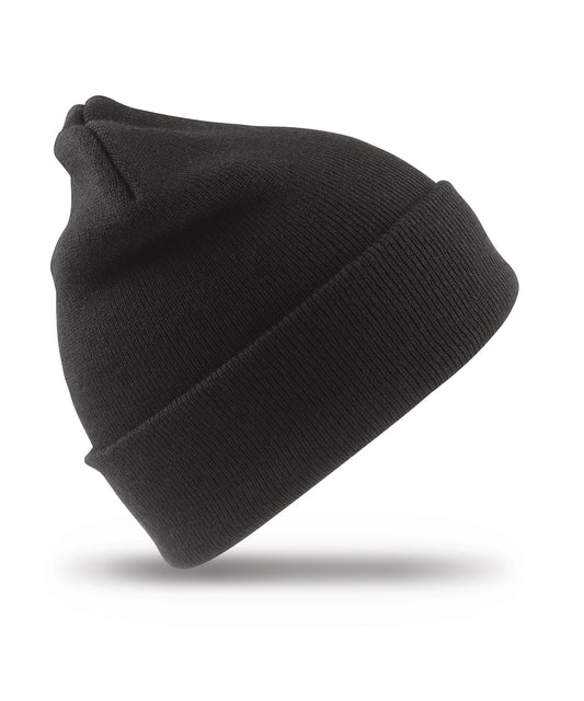 Result Winter Essentials RC029 Woolly ski hat in Black