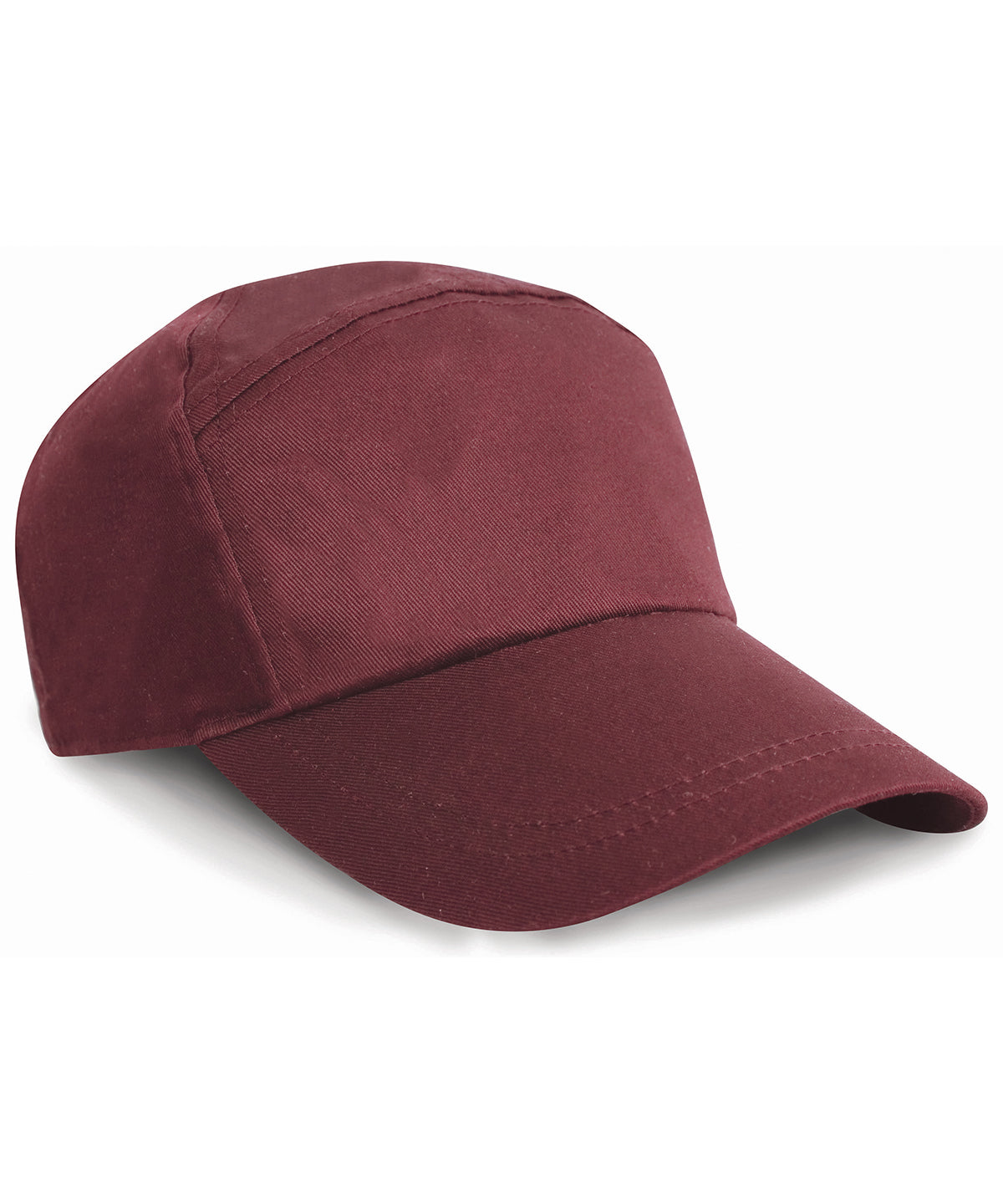 Result Headwear RC02X 7-panel advertising cap in Burgundy