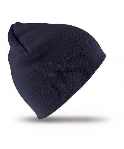 Result Winter Essentials RC044 Pull-on soft-feel acrylic hat in Navy