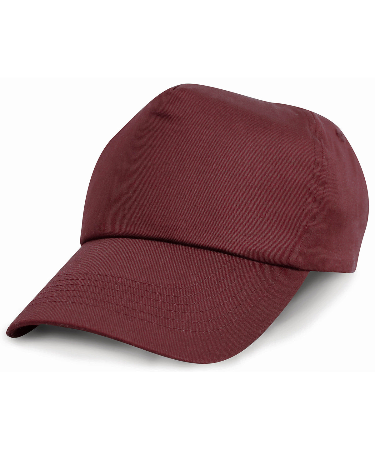 Result Headwear RC05J Junior cotton cap in Burgundy