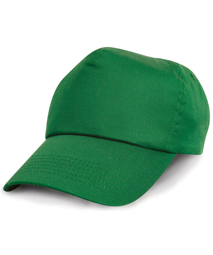 Result Headwear RC05J Junior cotton cap in Kelly