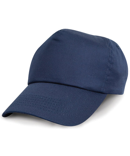 Result Headwear RC05J Junior cotton cap in Navy