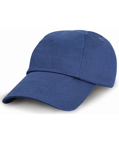 Result Headwear RC18J Junior low-profile cotton cap in Royal