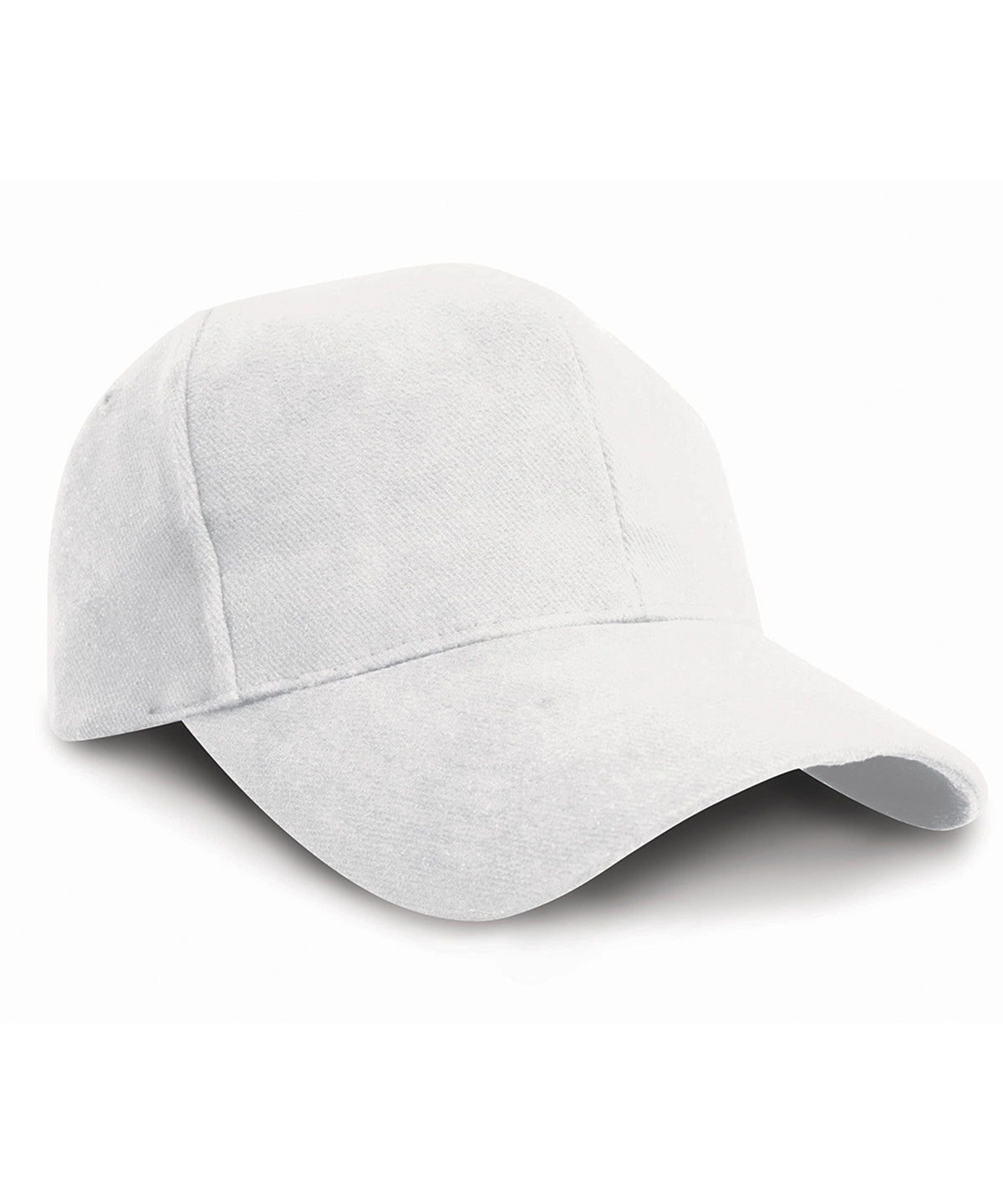 Result Headwear RC25X Pro-style heavy cotton cap in White