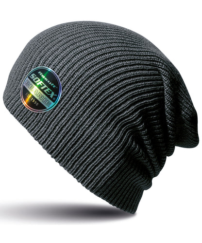 Result Winter Essentials RC31X Core Softex® beanie in Charcoal