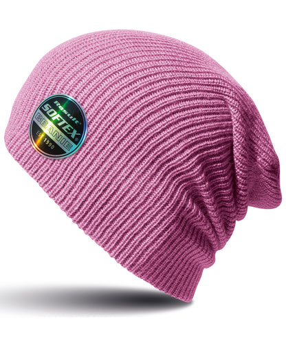 Result Winter Essentials RC31X Core Softex® beanie in Ribbon Pink