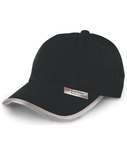 Result Headwear RC35X High-viz cap in Black