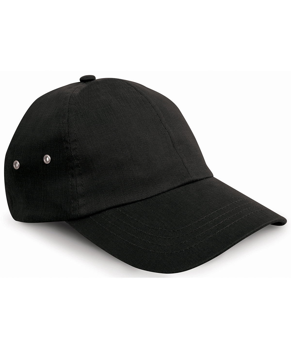 Result Headwear RC63X Plush cap in Black