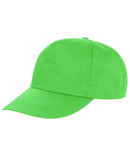 Result Headwear RC80X Houston 5-panel printer's cap in Lime
