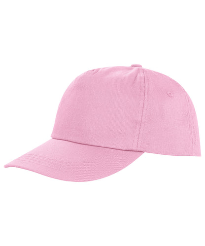 Result Headwear RC80X Houston 5-panel printer's cap in Pink