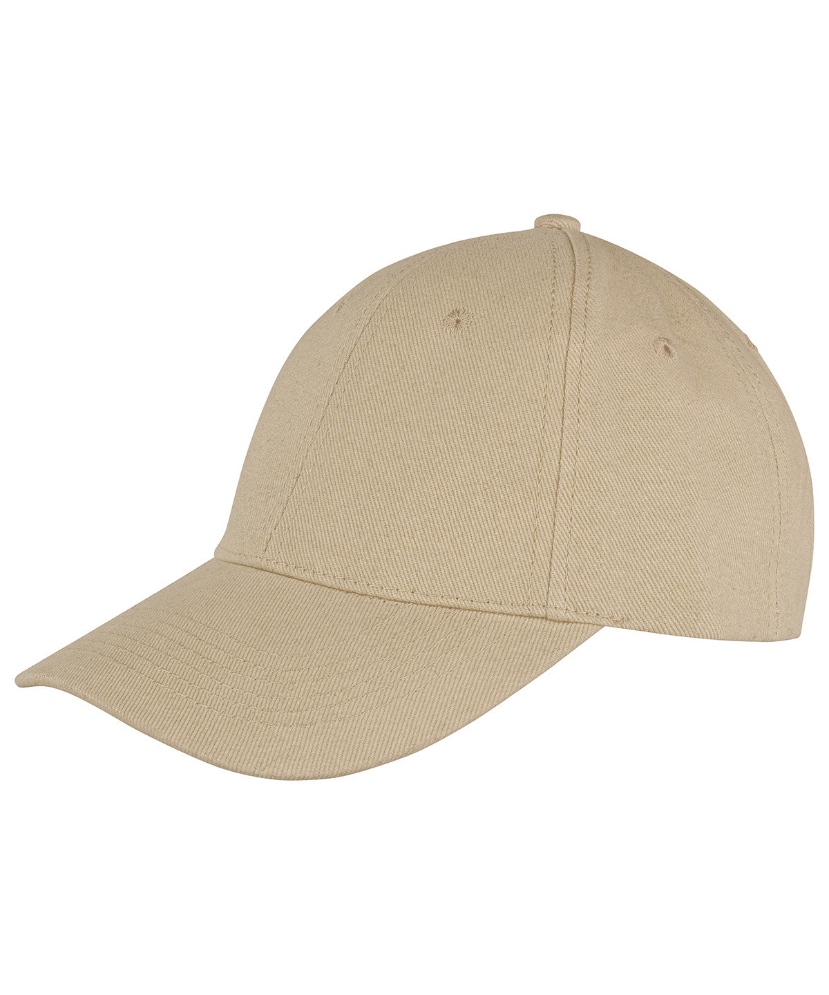 Result Headwear RC81X Memphis 6-panel brushed cotton low profile cap in Khaki