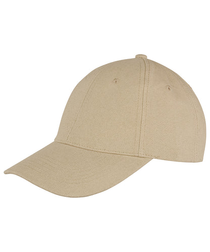 Result Headwear RC81X Memphis 6-panel brushed cotton low profile cap in Khaki