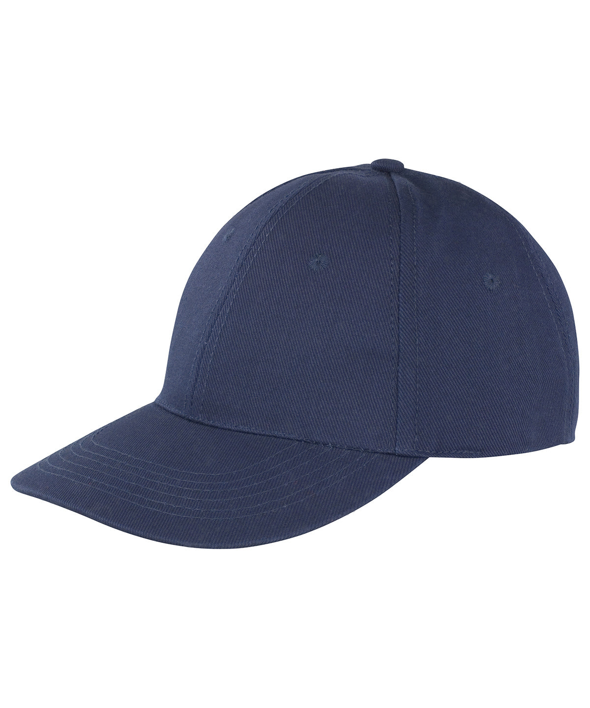 Result Headwear RC81X Memphis 6-panel brushed cotton low profile cap in Navy