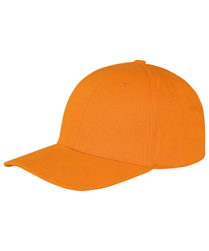 Result Headwear RC81X Memphis 6-panel brushed cotton low profile cap in Orange