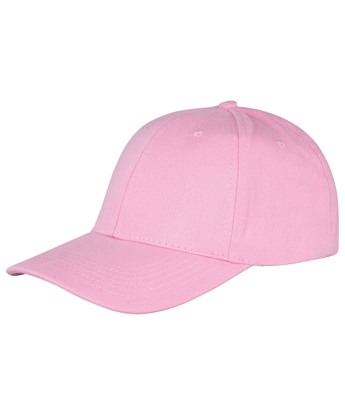 Result Headwear RC81X Memphis 6-panel brushed cotton low profile cap in Pink