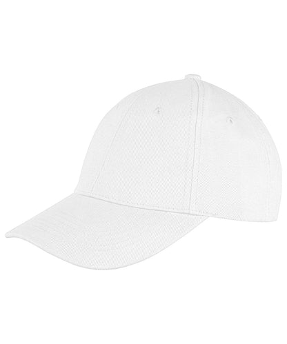 Result Headwear RC81X Memphis 6-panel brushed cotton low profile cap in White