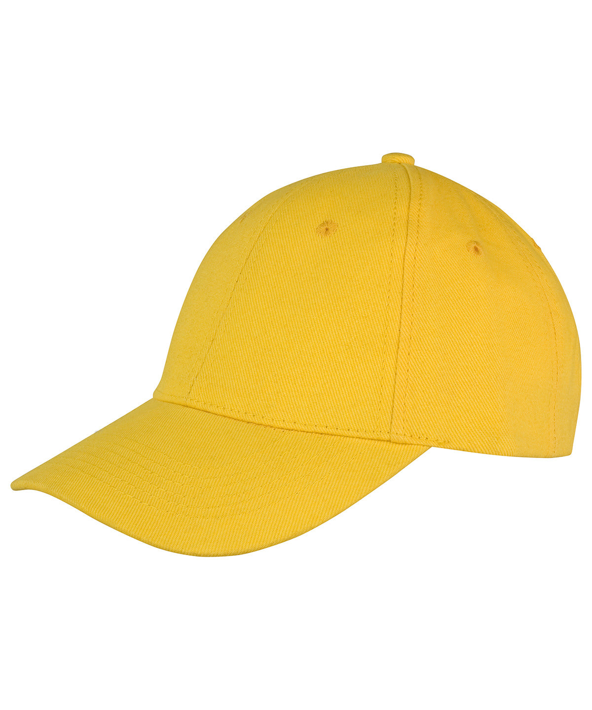 Result Headwear RC81X Memphis 6-panel brushed cotton low profile cap in Yellow