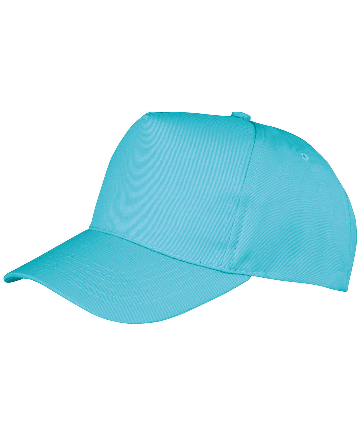 Result Headwear RC84X Boston 5-panel polycotton printer's cap in Aqua
