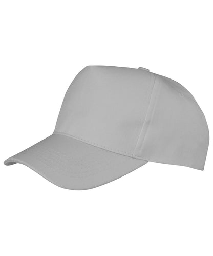 Result Headwear RC84X Boston 5-panel polycotton printer's cap in Dove Grey