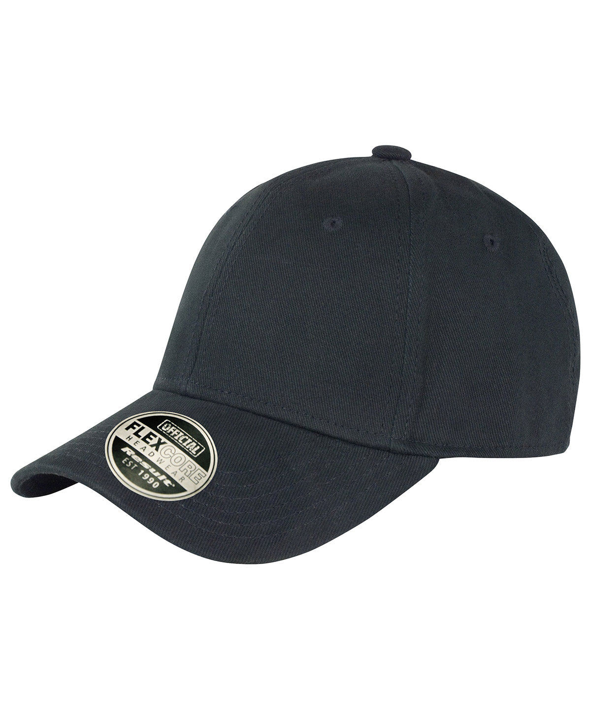 Result Headwear RC85X Kansas flex cap in Black