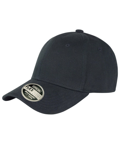 Result Headwear RC85X Kansas flex cap in Black