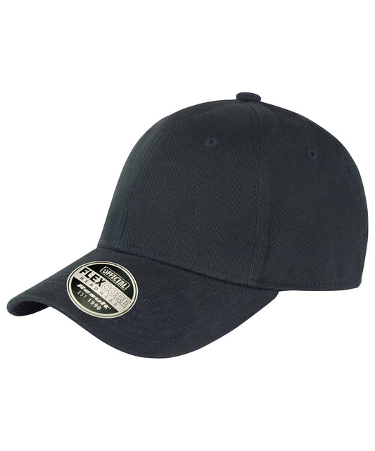 Result Headwear RC85X Kansas flex cap in Black
