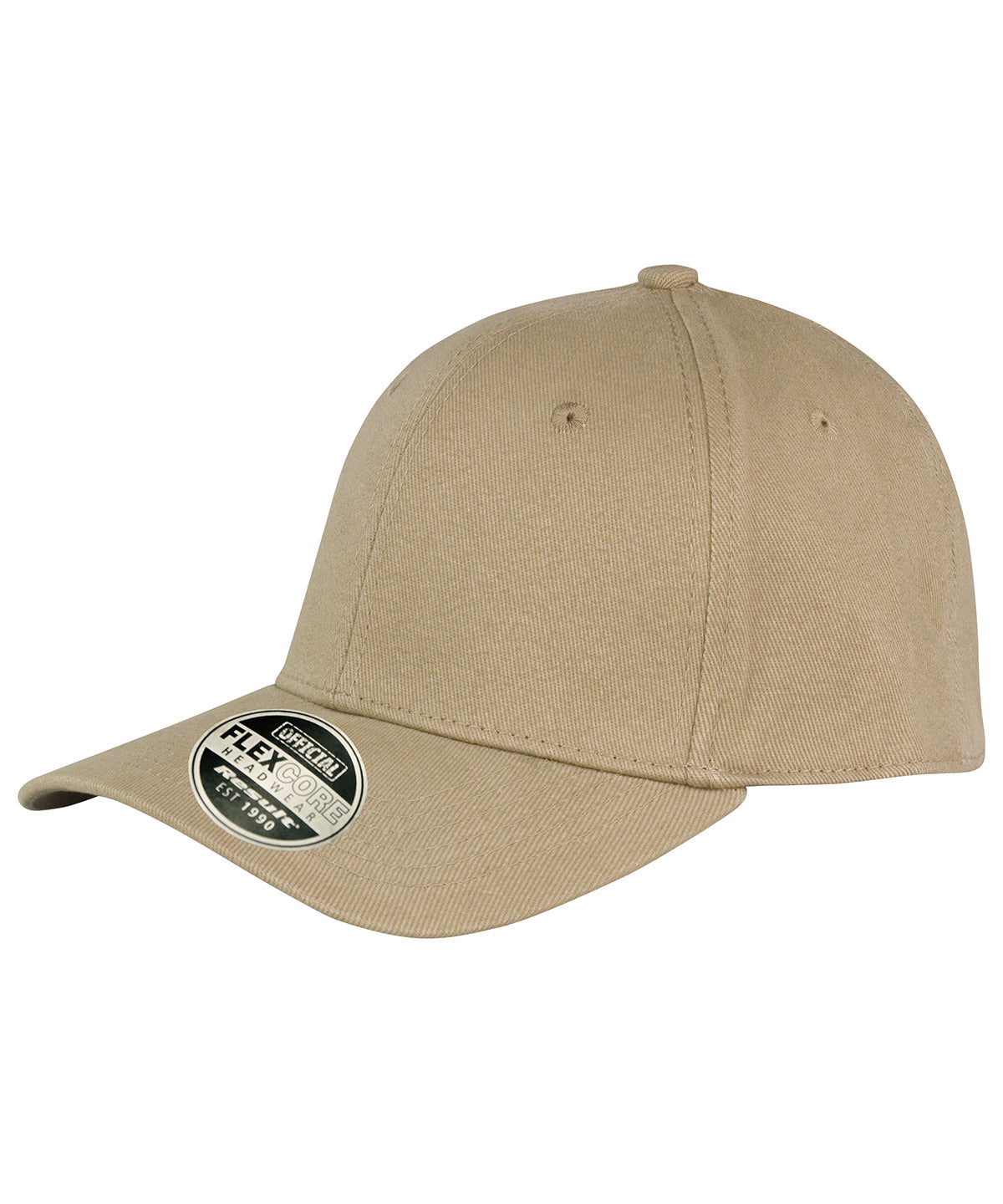 Result Headwear RC85X Kansas flex cap in Khaki