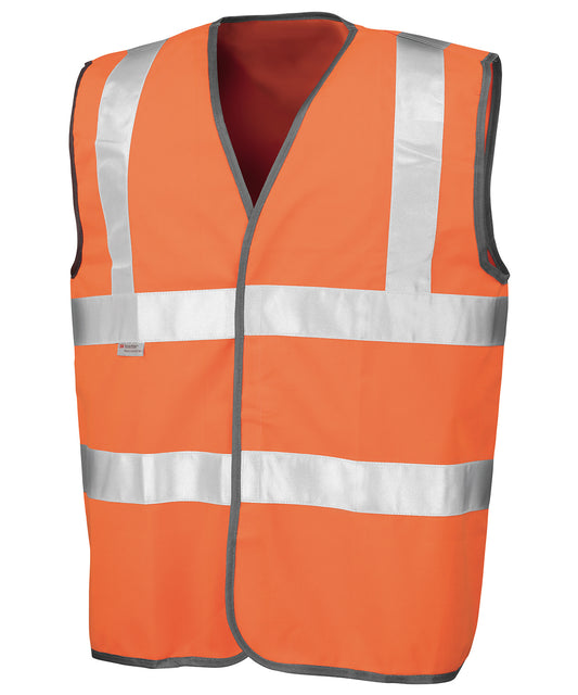 Result Safeguard RE21A Safety high-viz vest in Fluorescent Orange