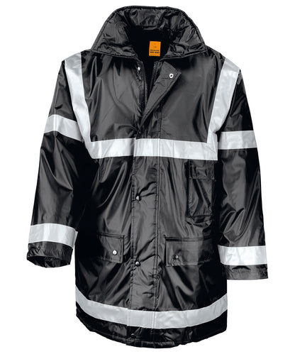 Result Workguard RE23A Work-Guard management coat in Black