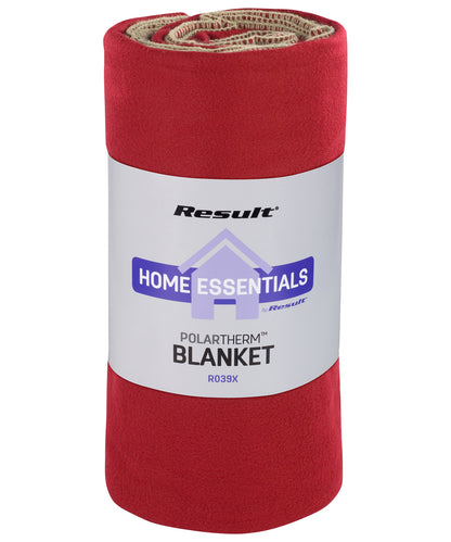 Result Winter Essentials RE39A Polartherm™ blanket in Rococco Red