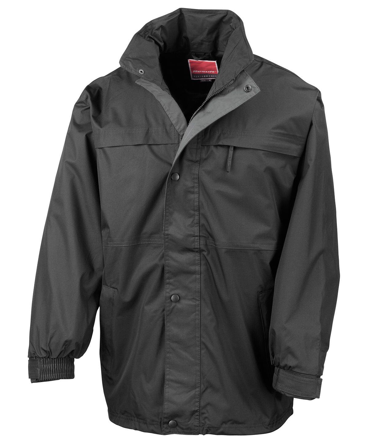 Result RE67A Multi-function midweight jacket in Black/Grey
