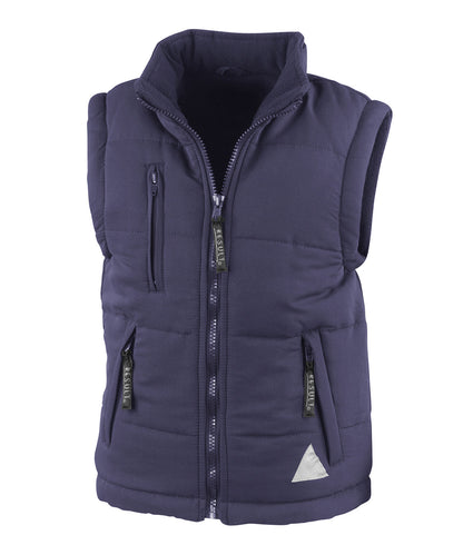 Result RE88J Junior ultra padded bodywarmer in Navy