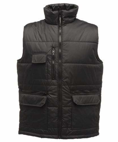 Regatta Professional RG074 Steller multi-zip bodywarmer in Black