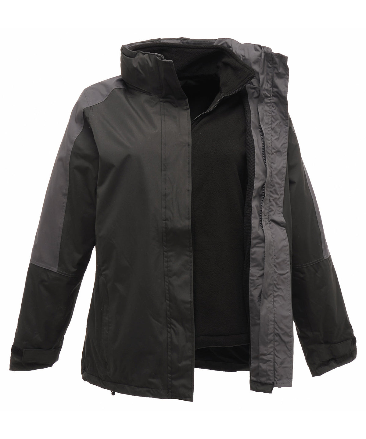 Regatta Professional RG086 Women's Defender III 3-in-1 jacket in Black/Seal Grey