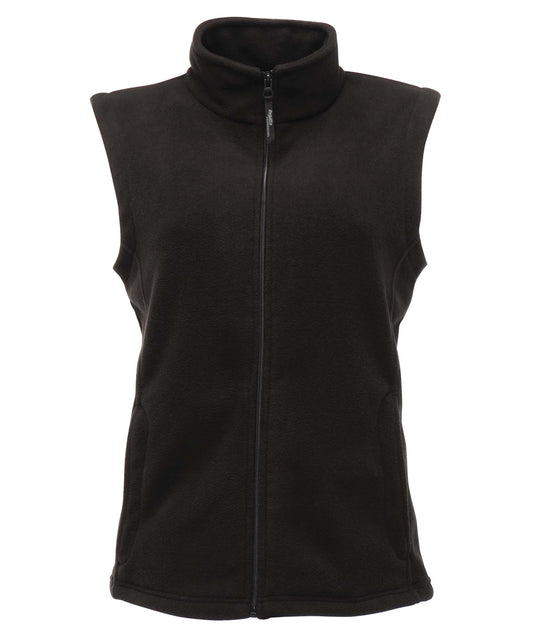 Regatta Professional RG186 Women's microfleece bodywarmer in Black