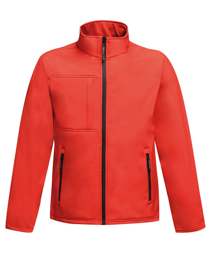 Regatta Professional RG194 Octagon II printable 3-layer membrane softshell in Classic Red/Black