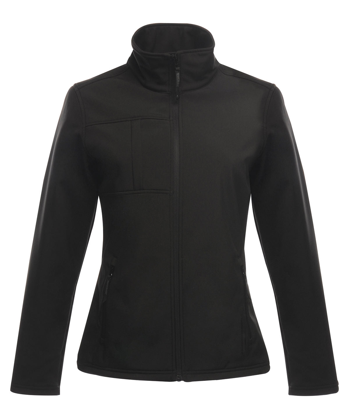 Regatta Professional RG195 Women's Octagon II printable 3-layer membrane softshell in Black/Black*
