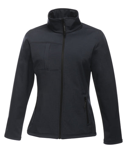 Regatta Professional RG195 Women's Octagon II printable 3-layer membrane softshell in Navy/Seal Grey*