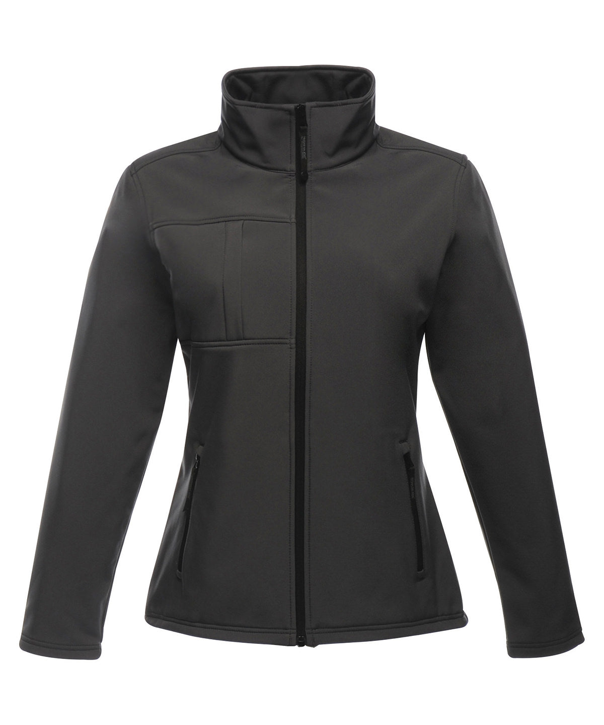 Regatta Professional RG195 Women's Octagon II printable 3-layer membrane softshell in Seal Grey/Black