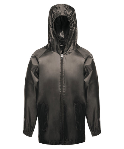 Regatta Junior RG255 Kids pro stormbreak jacket in Black