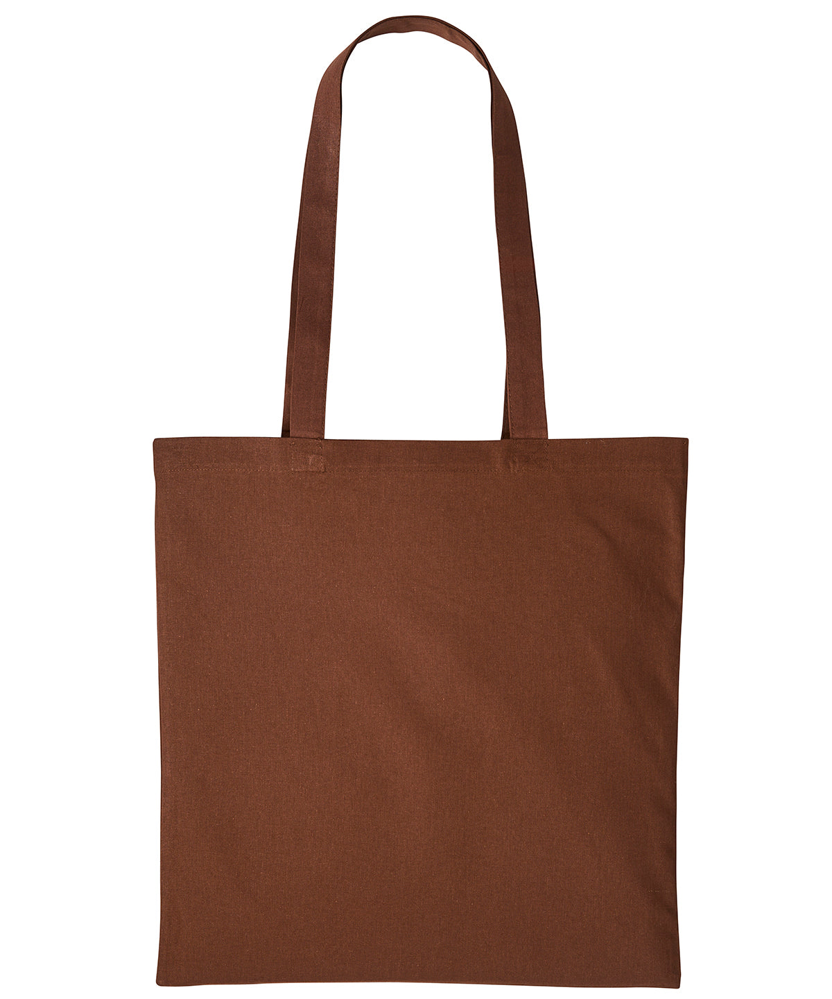 Nutshell® RL100 Cotton shopper long handle in Dark Brown