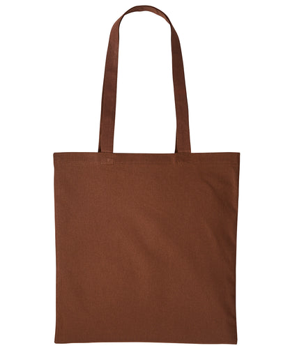 Nutshell® RL100 Cotton shopper long handle in Dark Brown