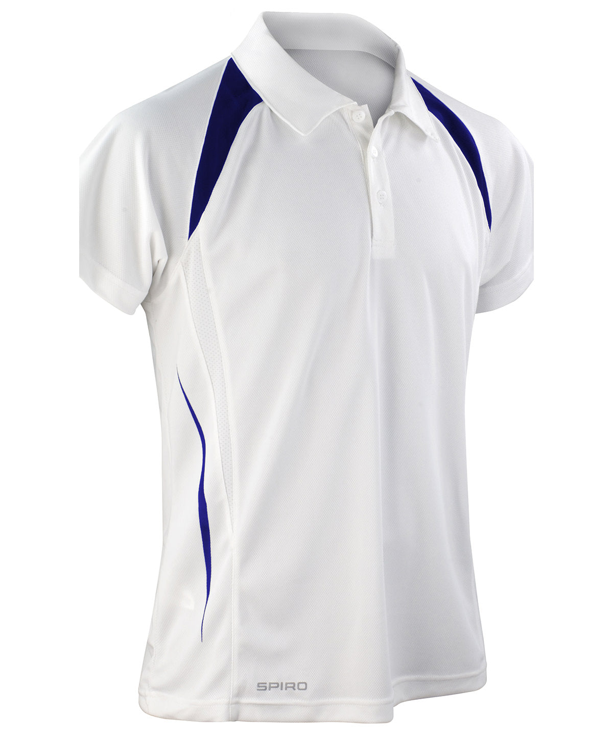Spiro S177M Spiro team spirit polo in White/Navy